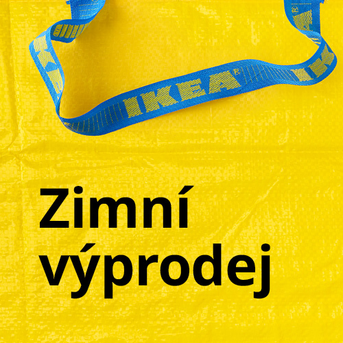 Zimní výprodej v IKEA.