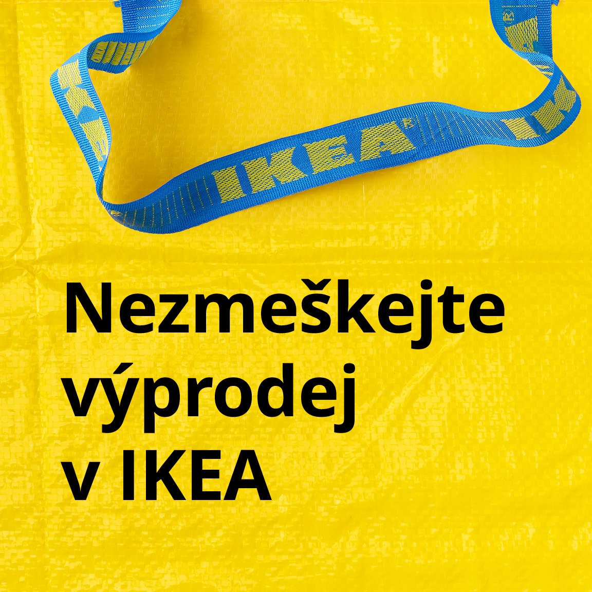 Výprodej v IKEA.