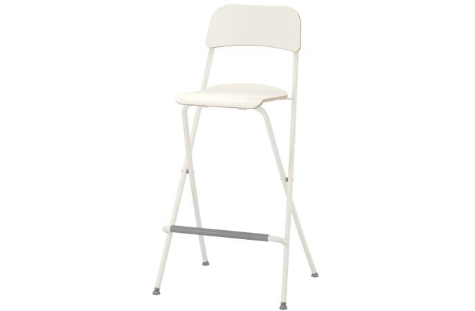 FRANKLIN, barová stolička s opěrkou.