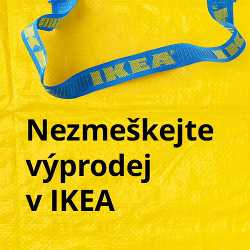 Výprodej v IKEA.