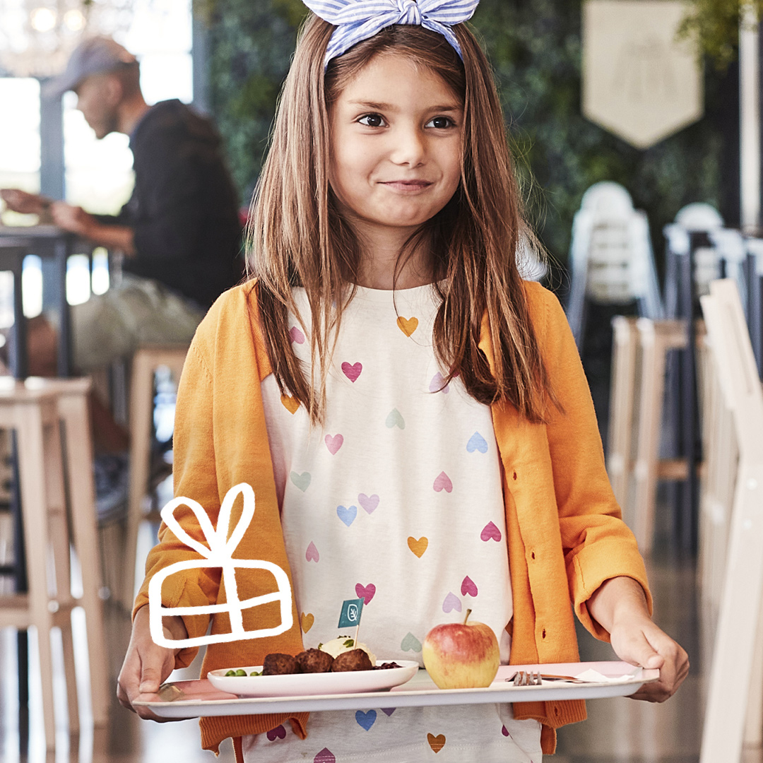 Dětské menu v restauraci.