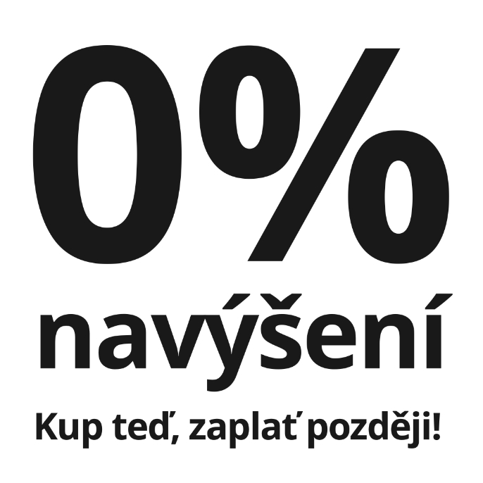 Nákup na splátky bez hotovosti a bez navýšení.