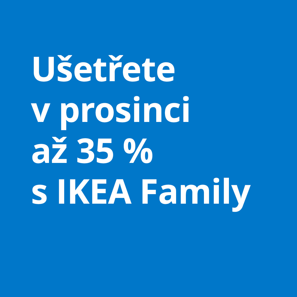 Nabídky IKEA Family.