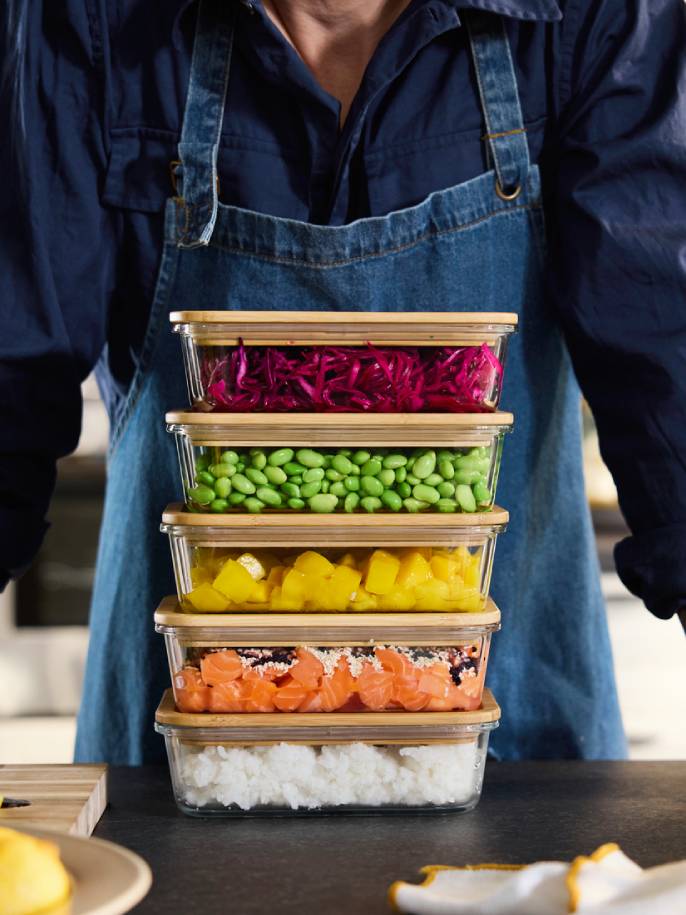 Dózy IKEA 365+ na potraviny.