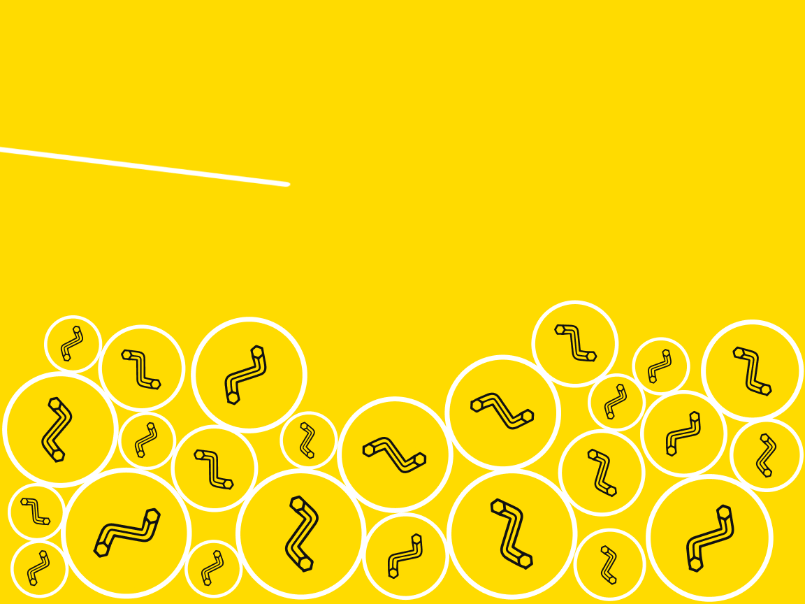 GIF se symboly bodů IKEA Family na žlutém pozadí.
