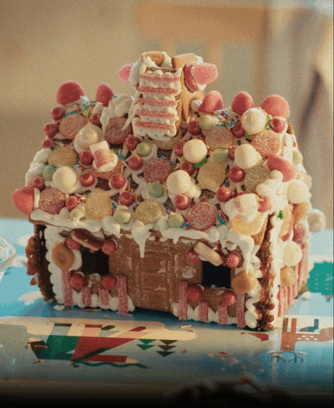 VINTERSAGA, perníková chaloupka. 