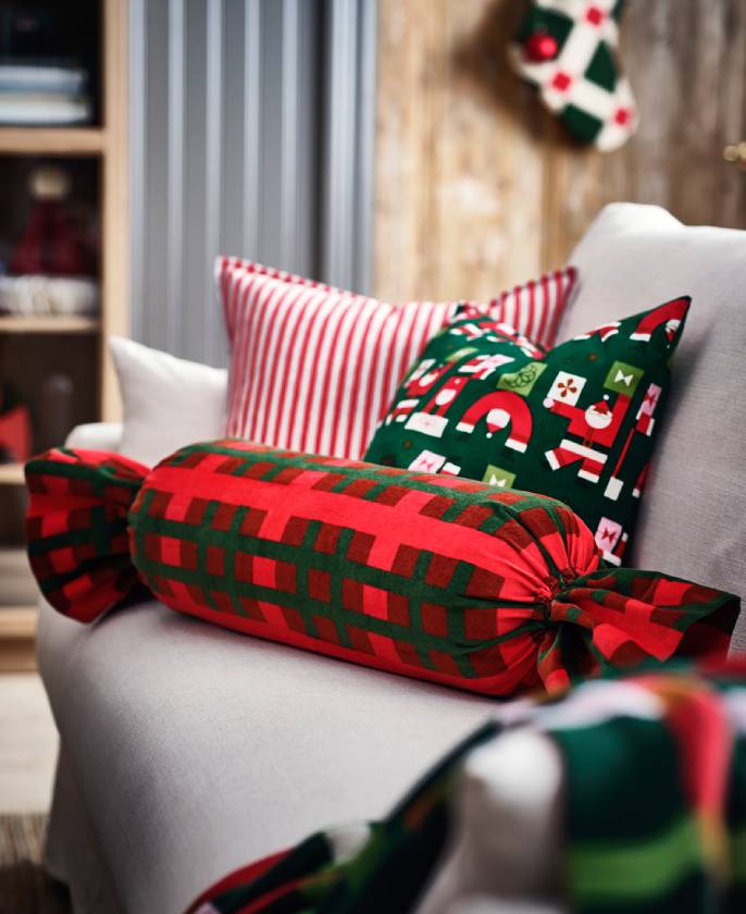 VINTERFINT, polštář, bonbonek.