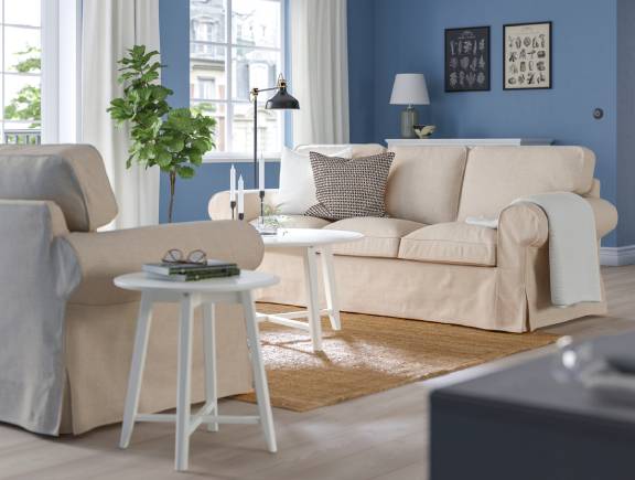 EKTORP, 3místná pohovka s potahem Kilanda.