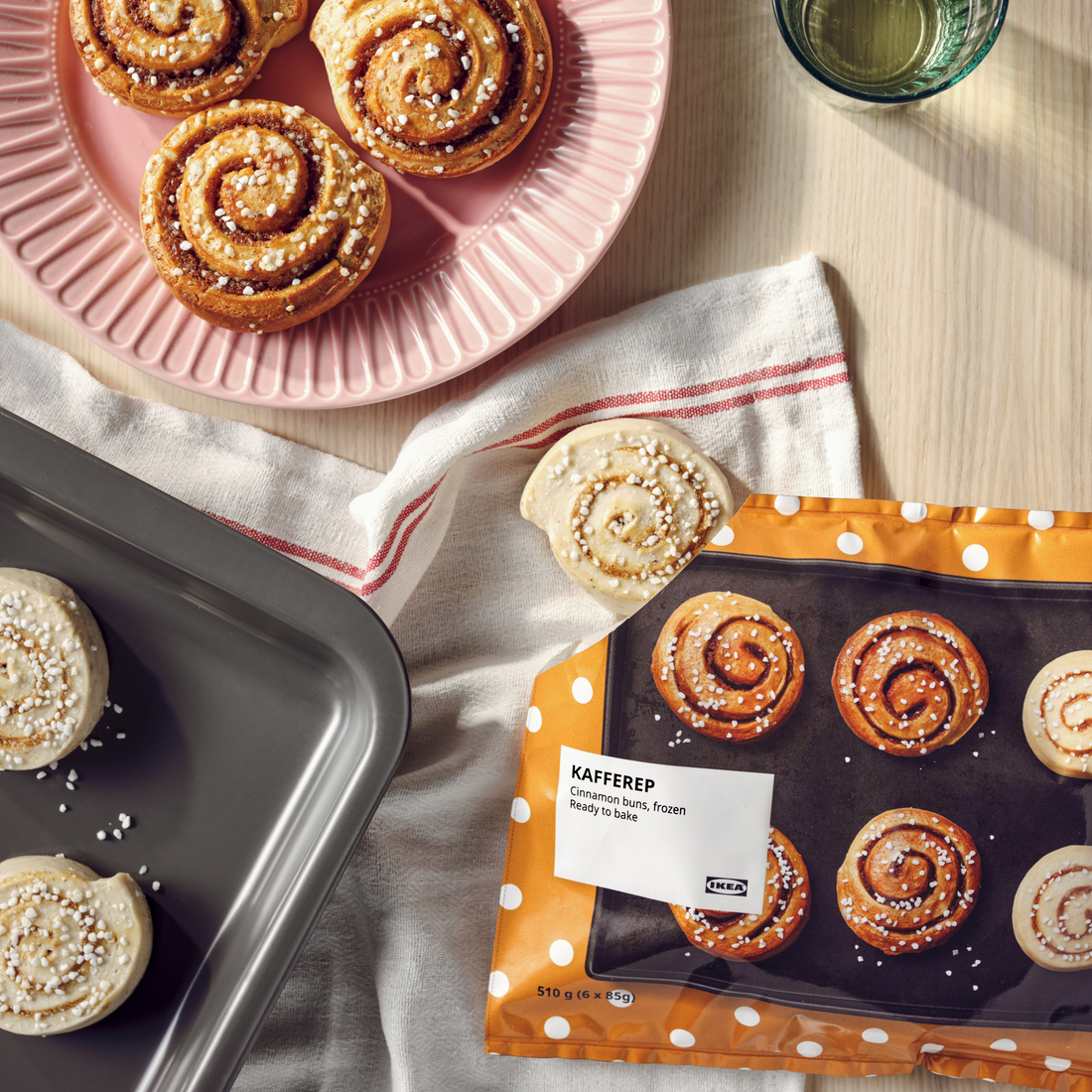 KAFFEREP, skořicové šneky mražené.