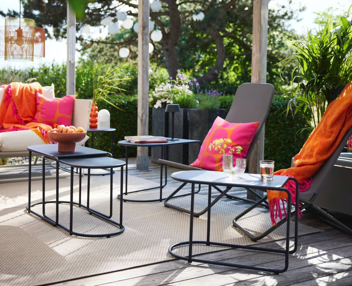 GRYTSHOLM, sada stolků, 2 ks.