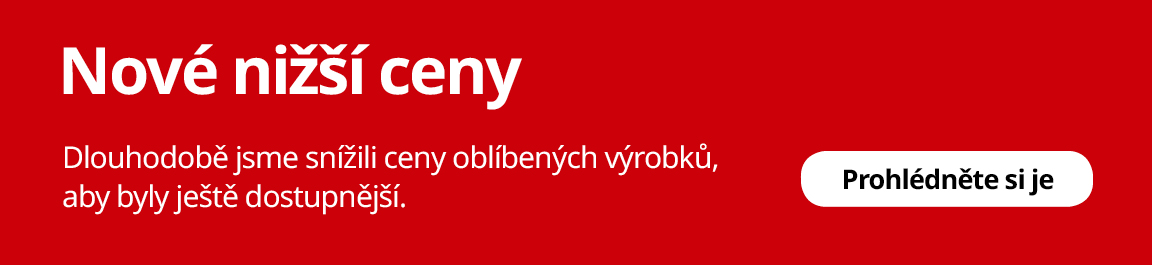 Nové nižší ceny