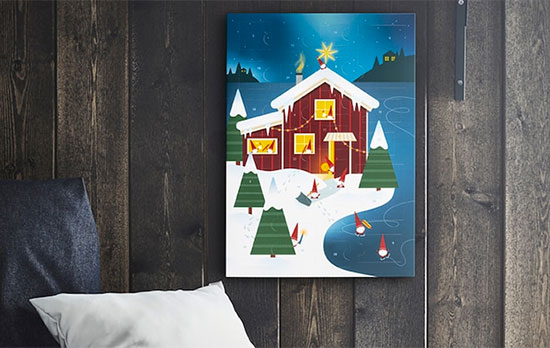 Čokoládový adventní kalendář