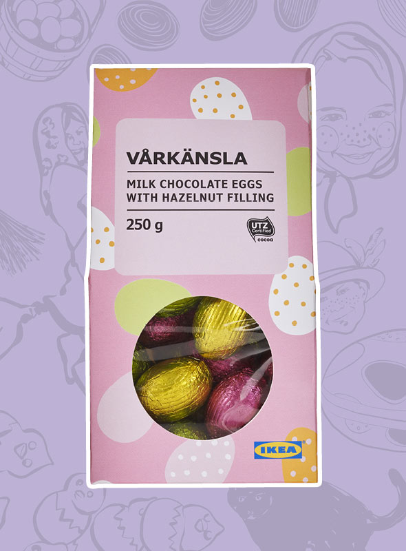 VÅRKÄNSLA, čokoládová vajíčka